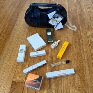 Blue Mercury Fragrance Edit 2025 Purse and 10 Luxury Perfumes NWT